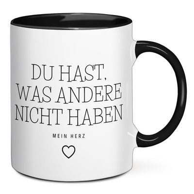 Tasse - Du hast mein Herz